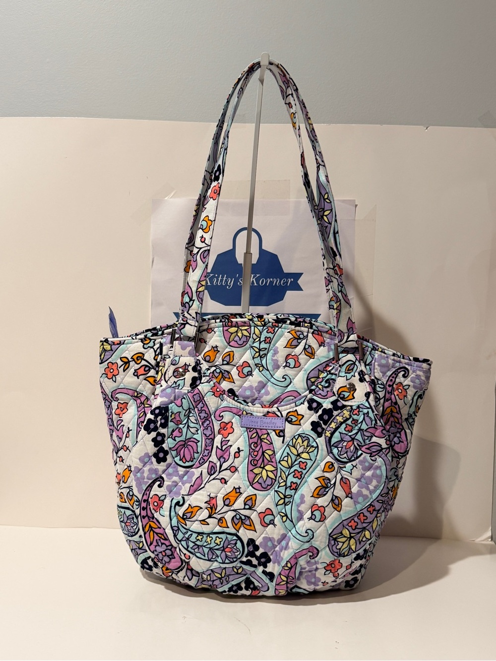 NWOT Vera Bradley Glenna Tote Maddalena Paisley Pattern